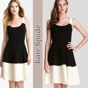NWOT Kate Spade Constance 100% Wool Colorblock Dress Size S